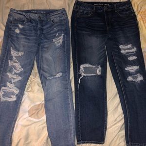 American eagle Tom girl jeans size 10